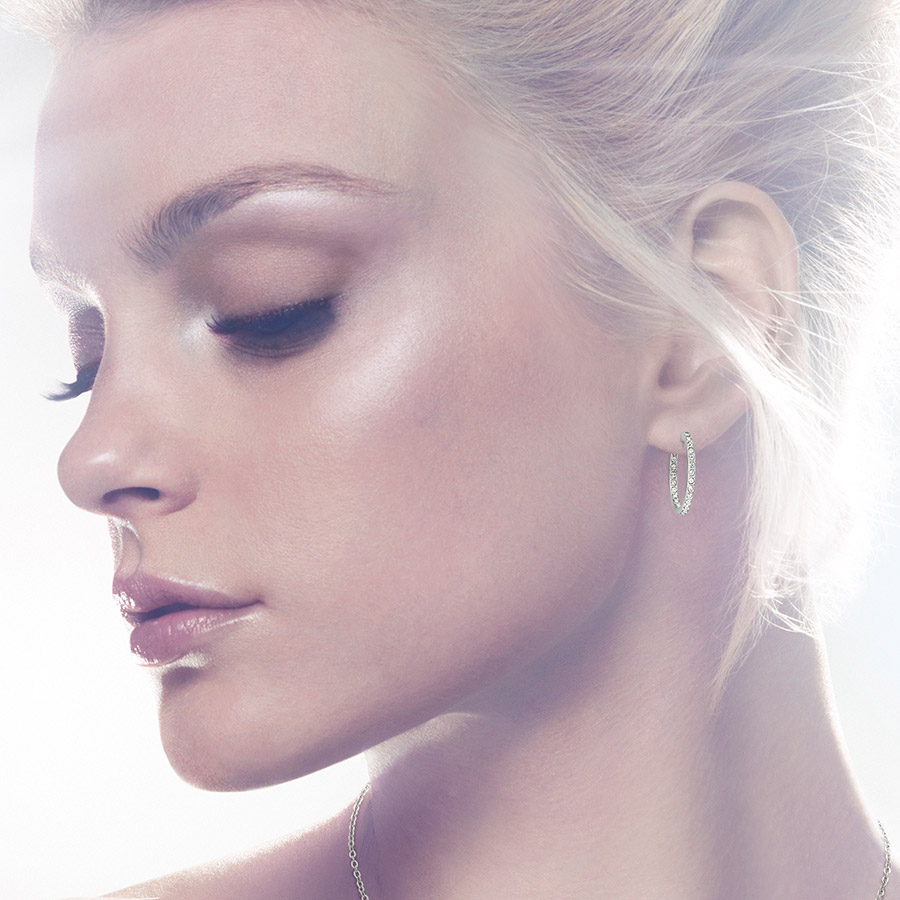 Swarovski kolczyki • Summerset Hoop Pierced Earrings 1172374 2