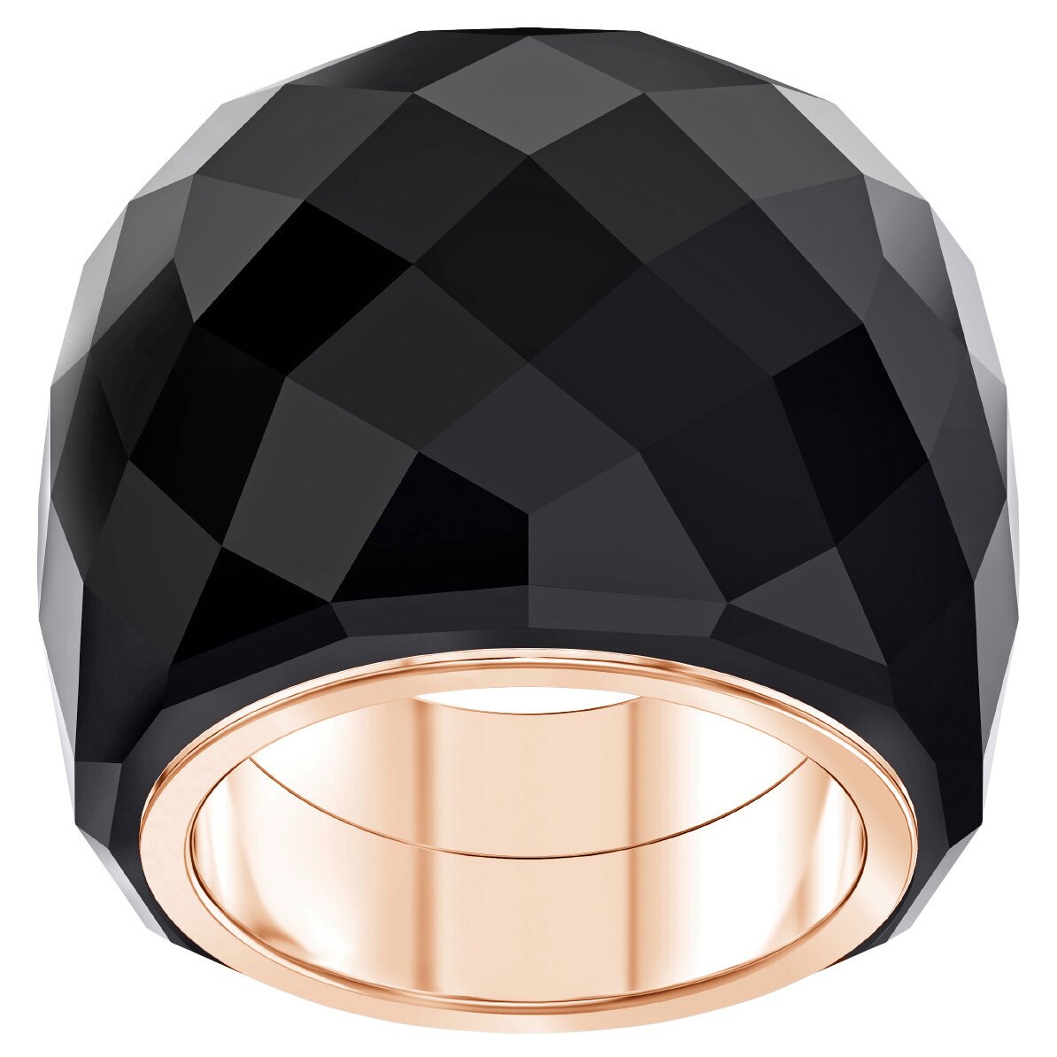 Pierścionek SWAROVSKI • Nirvana Ring, Black, Rose-gold tone PVD 5410336 1