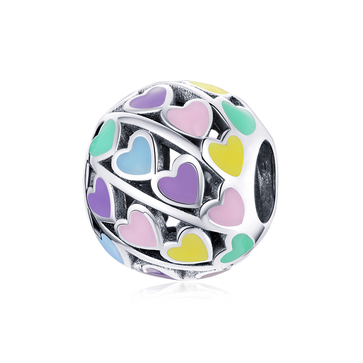 Charms Kolorowe serca FUG0722 4