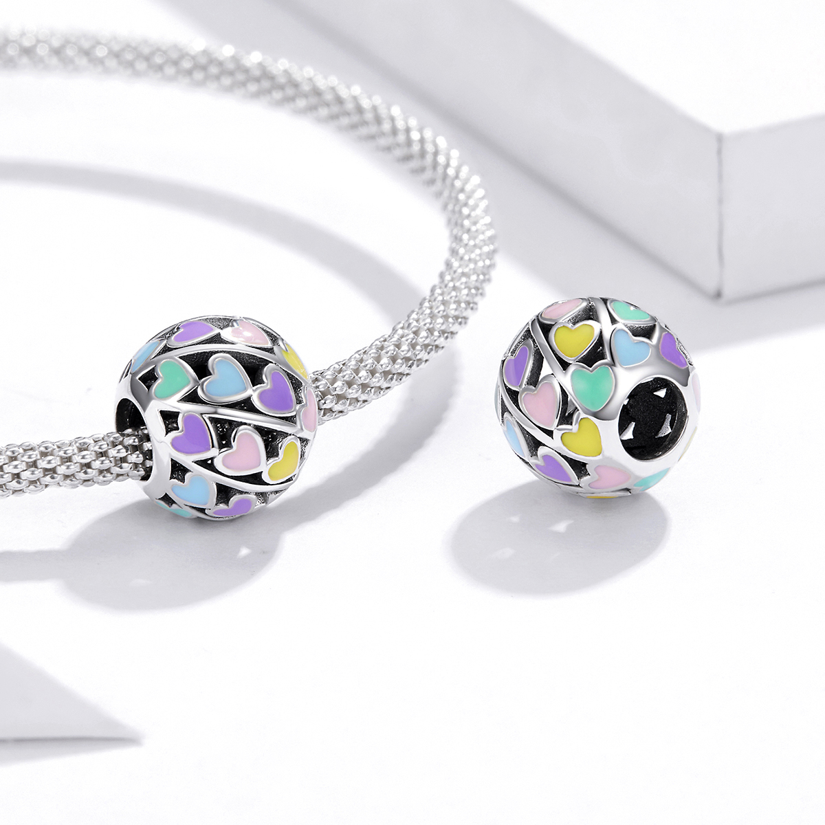 Charms Kolorowe serca FUG0722 3