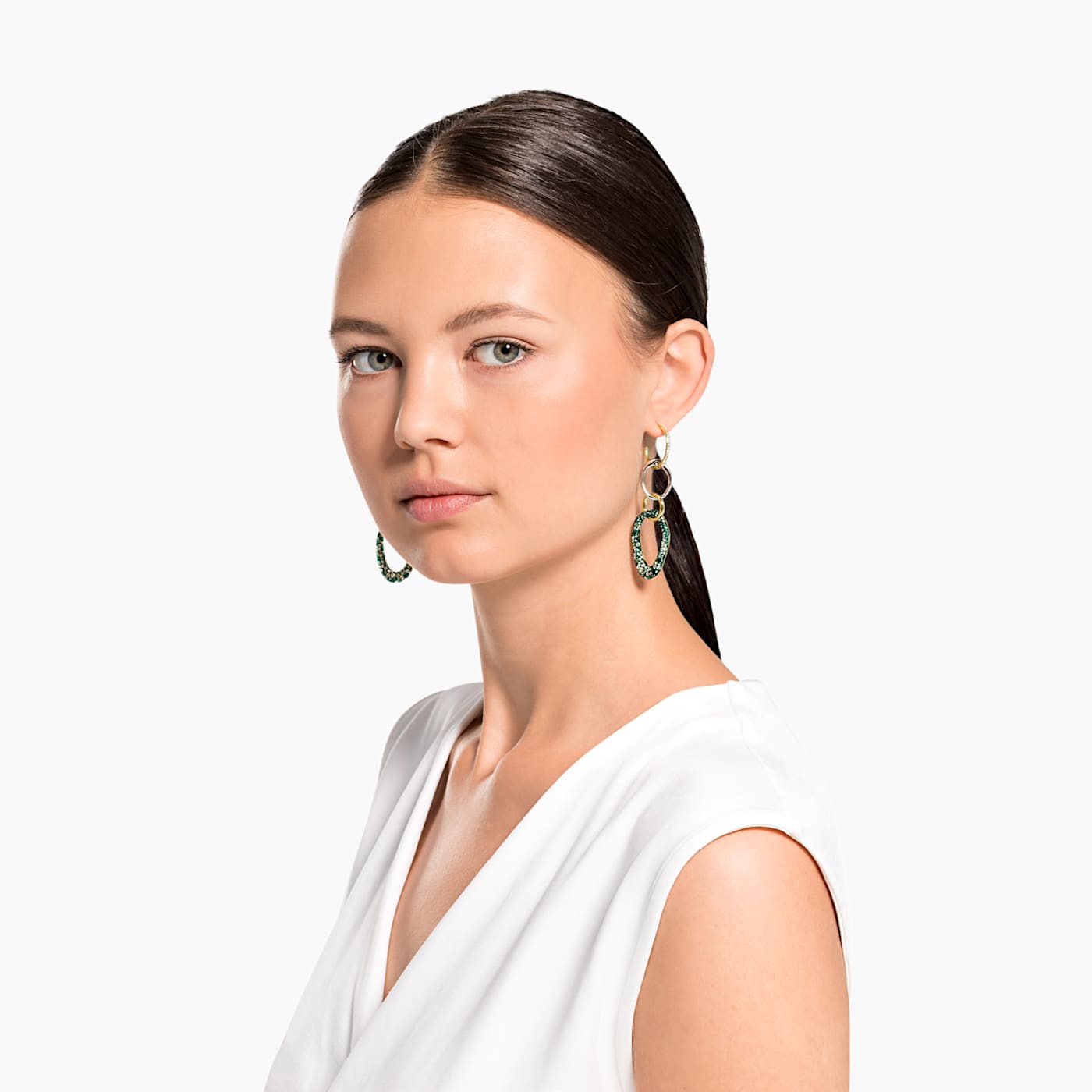Kolczyki SWAROVSKI • The elements, green 5569183 1
