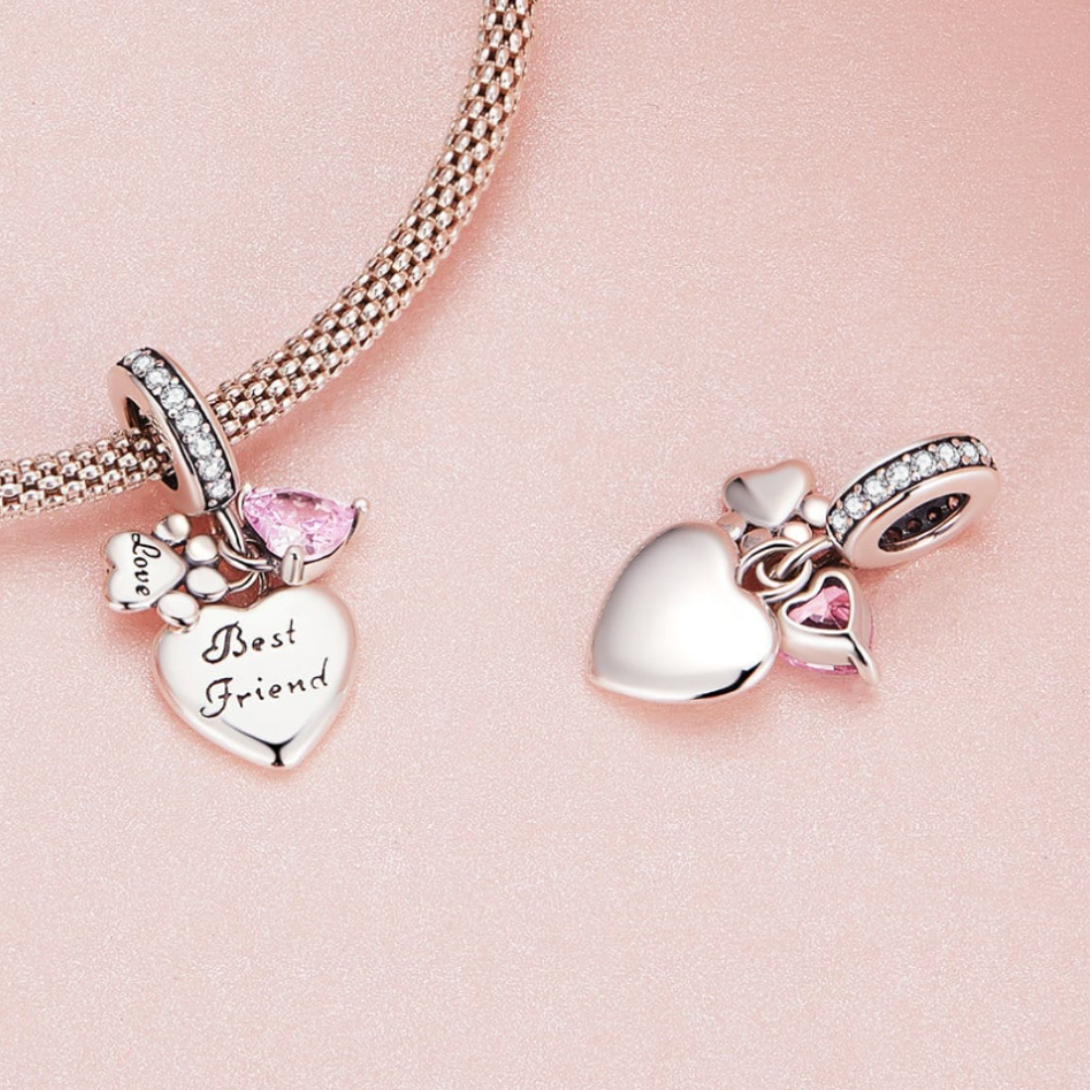Charms łapka najlepszy przyjaciel FUG0959 4