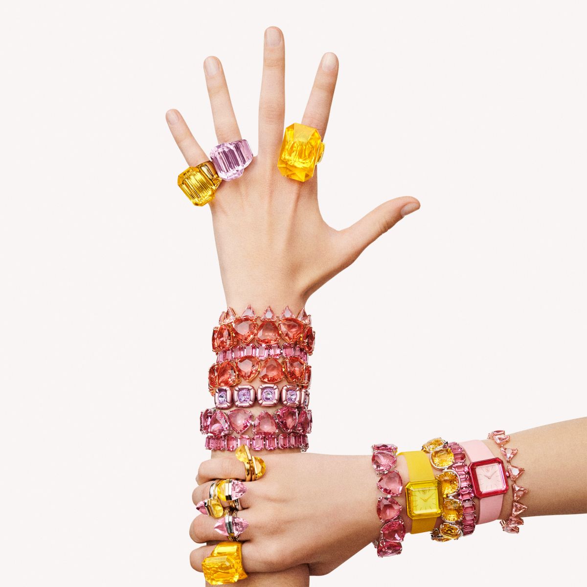 Zegarek Swarovski • Lucent żółty 5624382 5