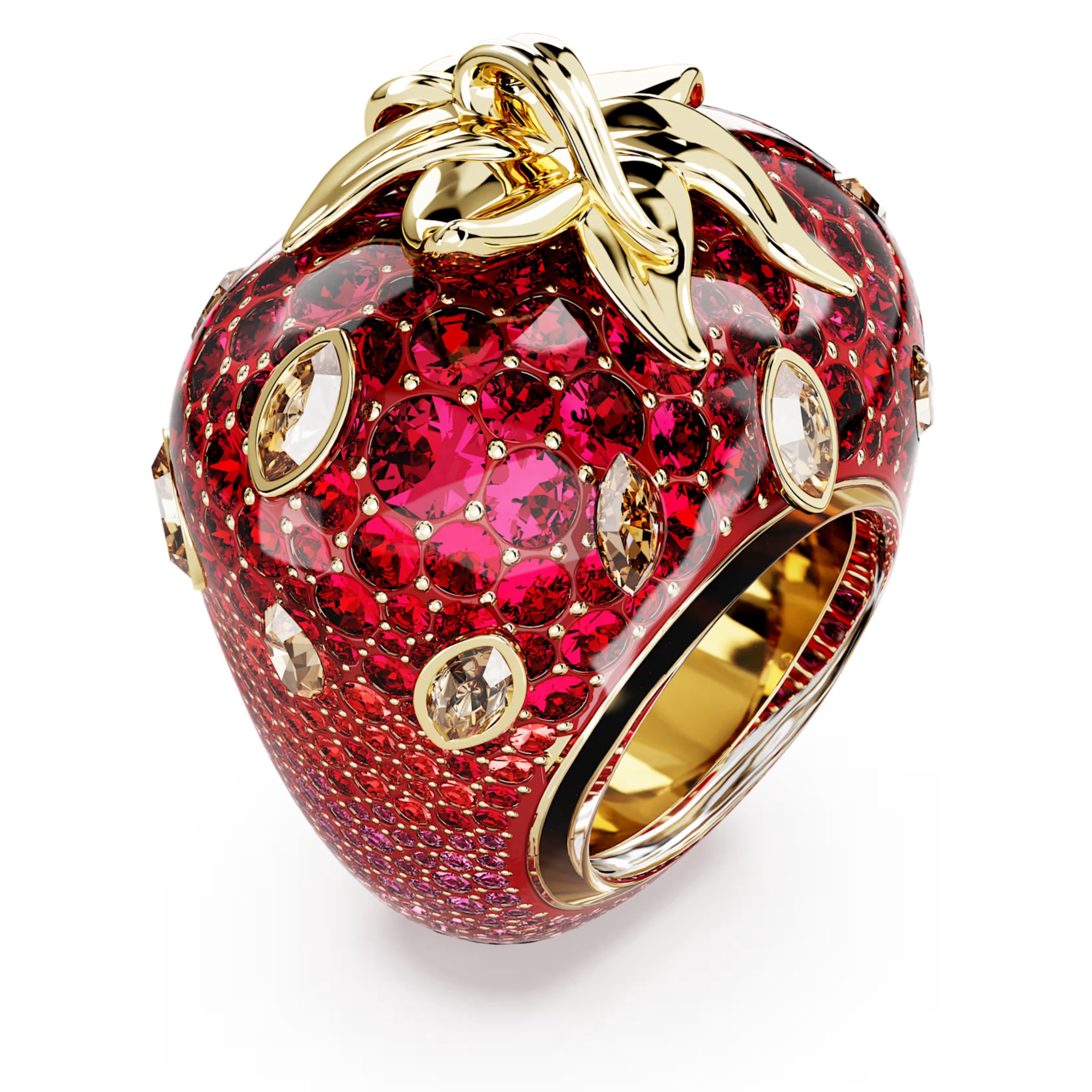 Pierścionek Swarovski • Idyllia truskawka 5744916 1