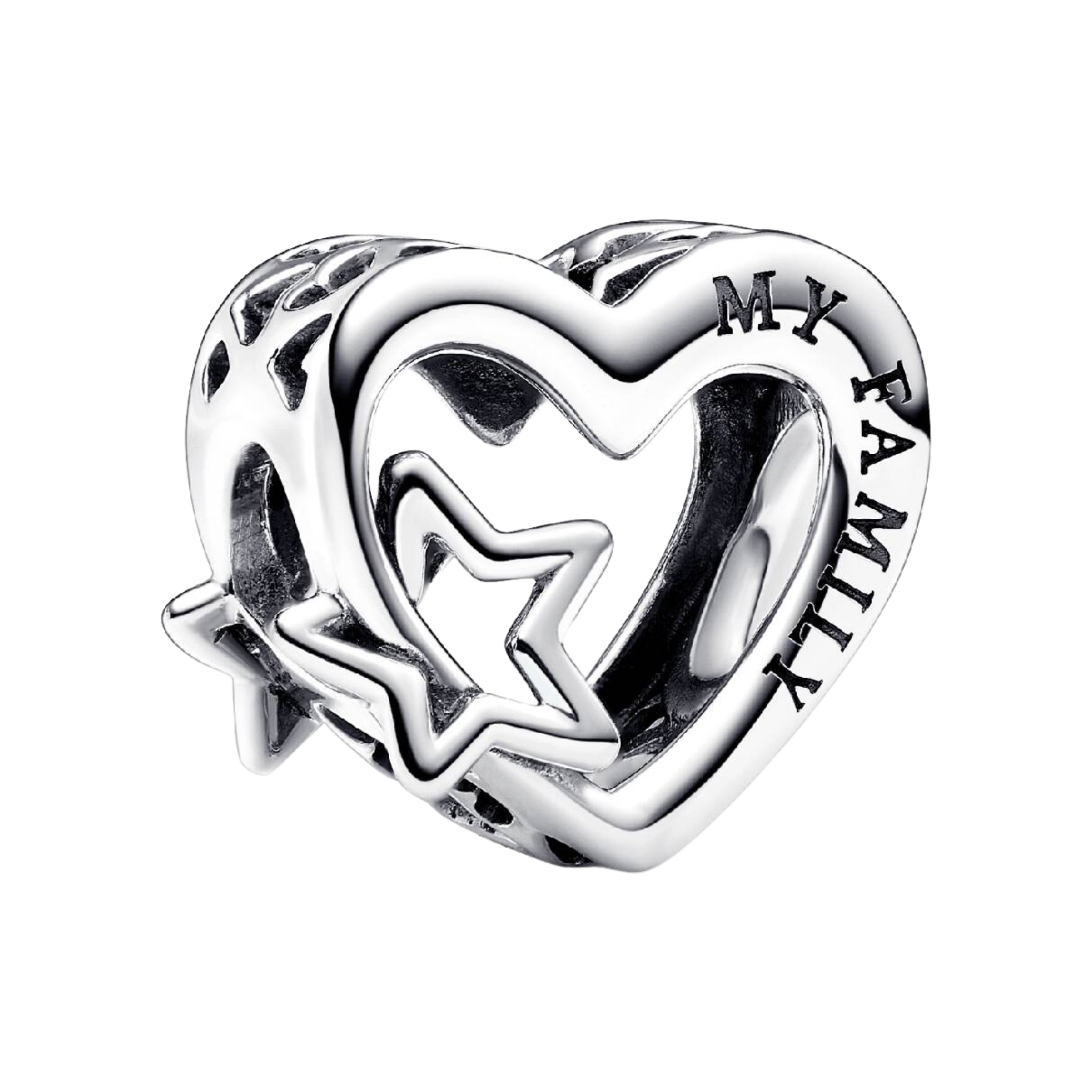Charms Pandora ażurowe serce i gwiazda 792829C00 GRAWER GRATIS 1