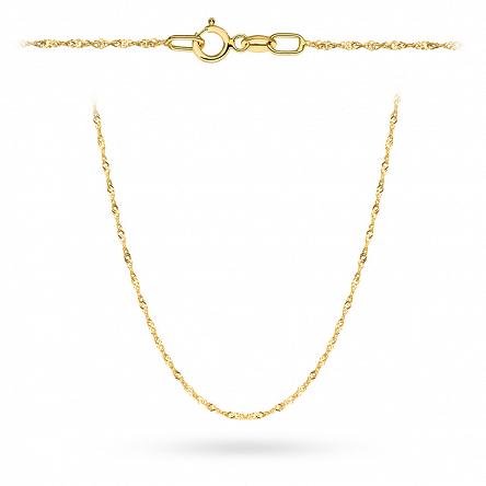 Złoty łańcuszek Singapur 45 cm FUG1-1-Ł00022-2 2