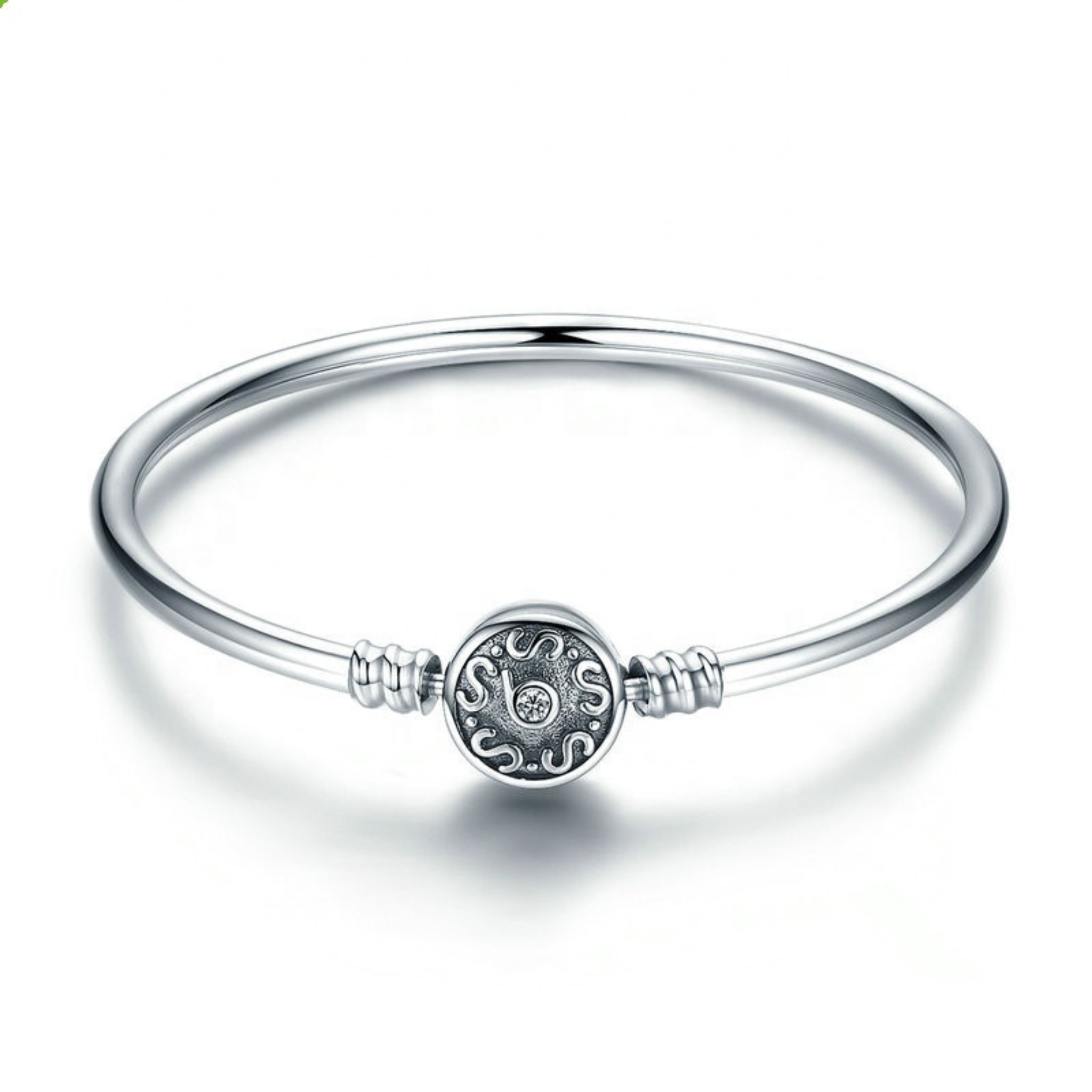Srebrna bransoletka modułowa bangle FUG0 4