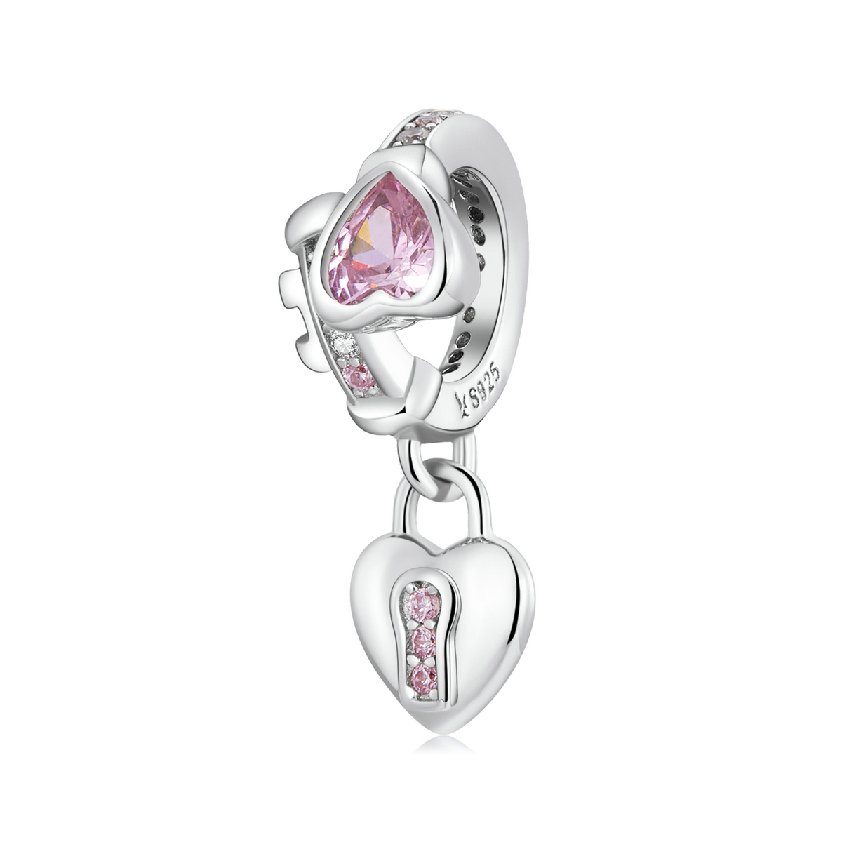 Charms Separator Serce z kłódką FUG0899 4