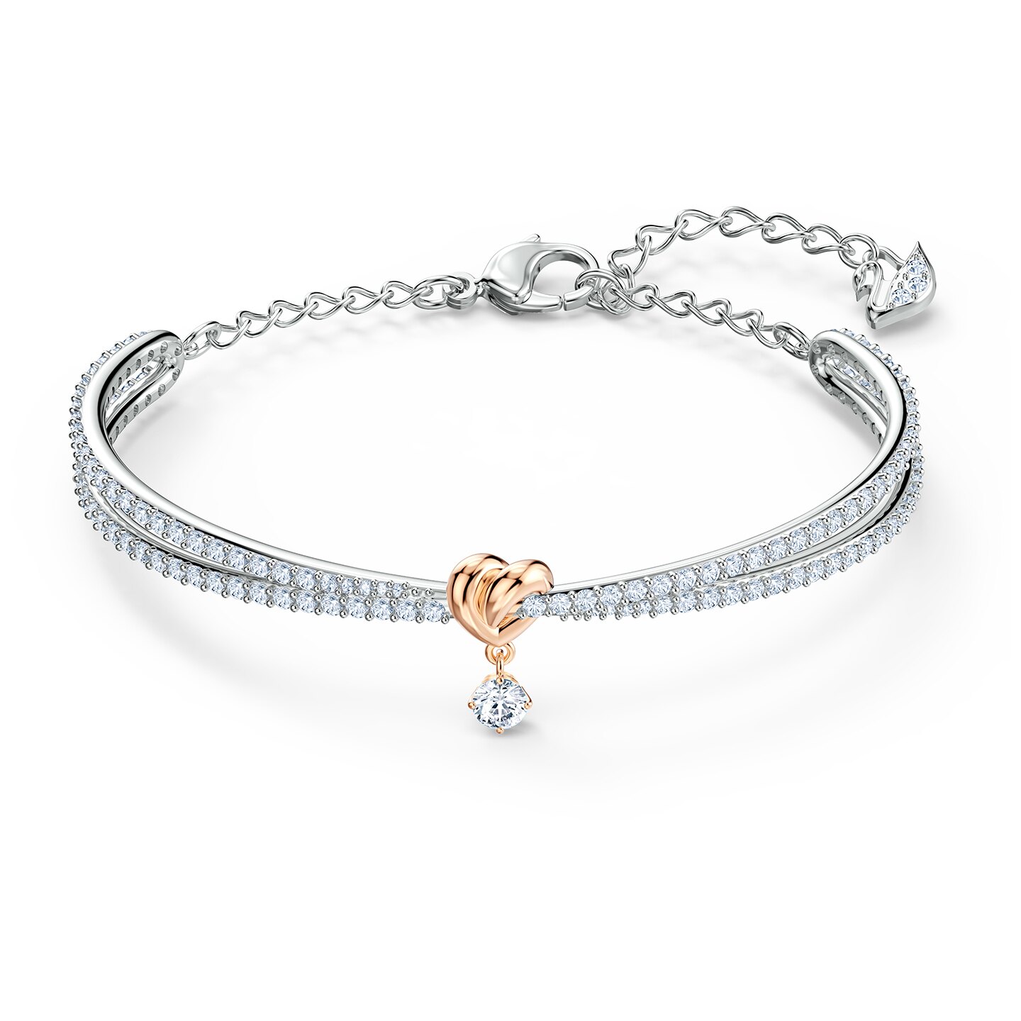 Bransoletka SWAROVSKI • Lifelong Heart Bangle 5516544 2