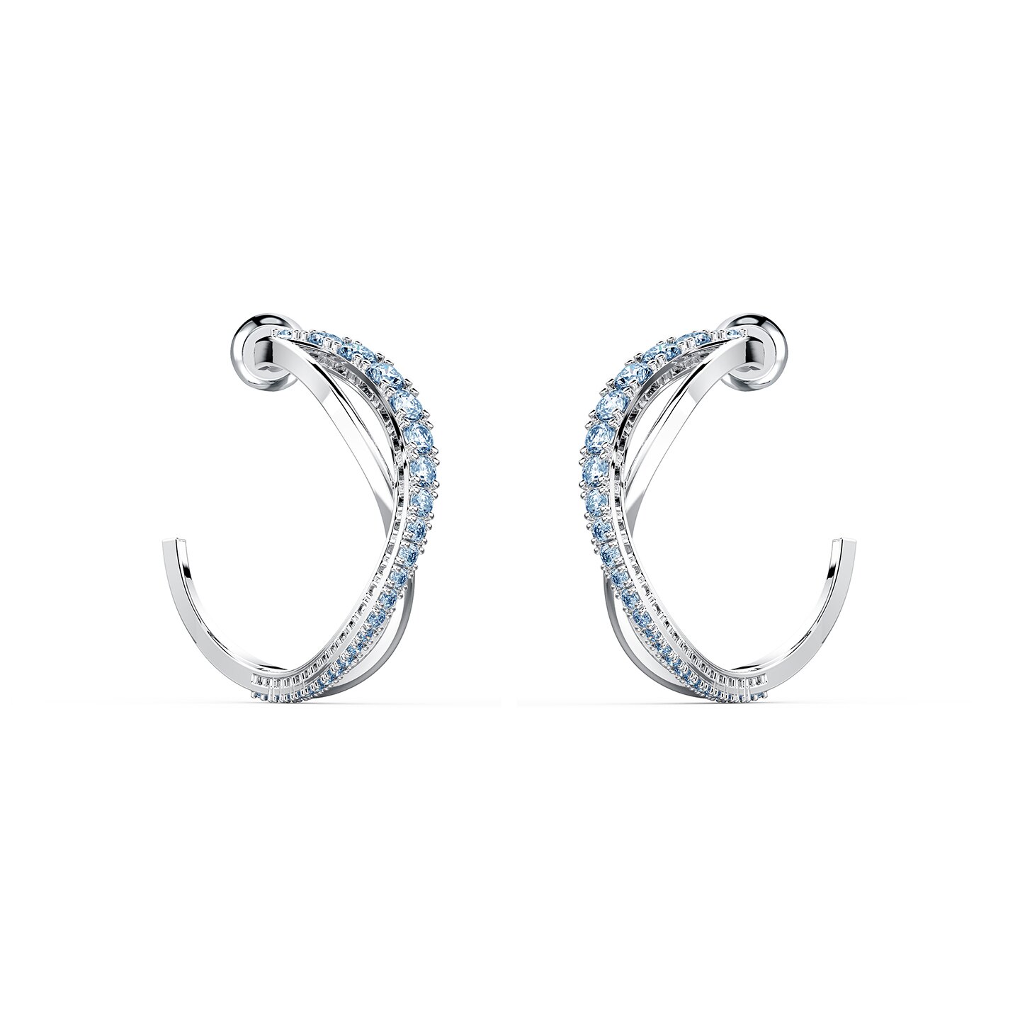 Kolczyki SWAROVSKI • Twist Blue 5582807 2
