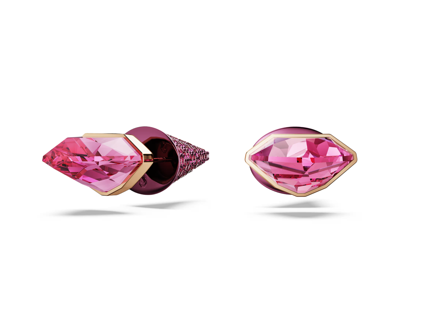 Swarovski kolczyki • Lucent różowe 5680712 1