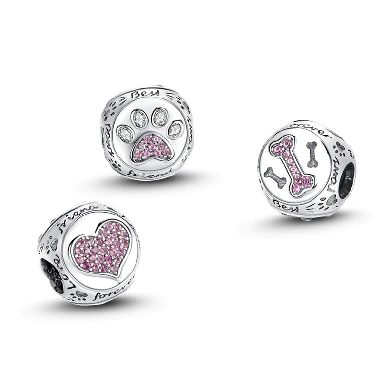 Charms Różowa łapka METFUG0820 1