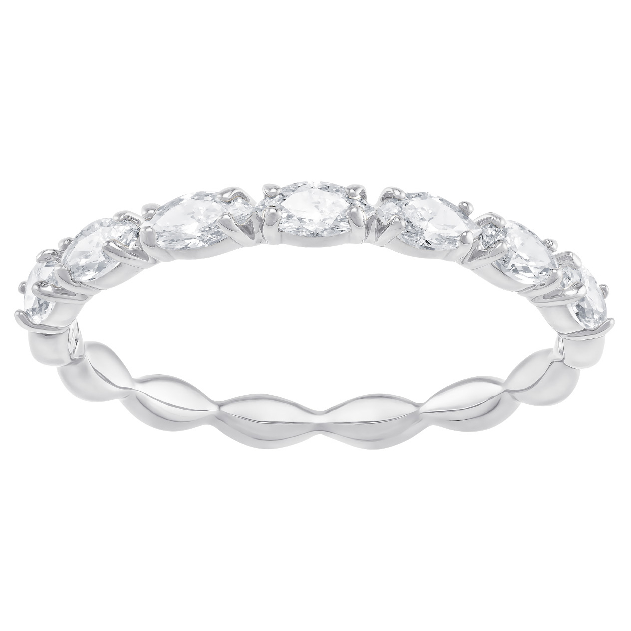 Pierścionek Swarovski • Vittore Marquise Ring, White, Rhodium plating 5366579 1