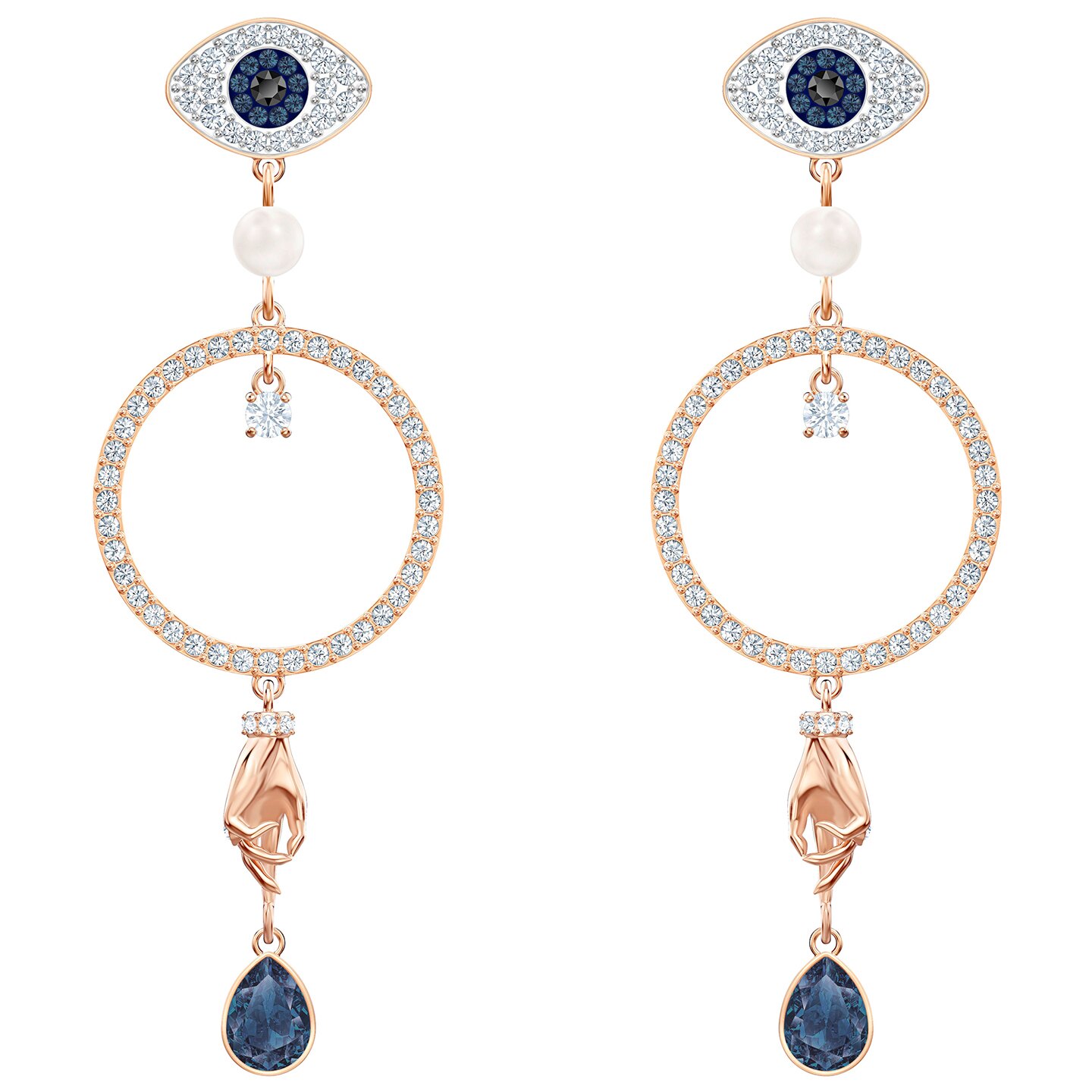 Swarovski kolczyki • SYMBOLIC HOOP CIRCLE 5500642 1