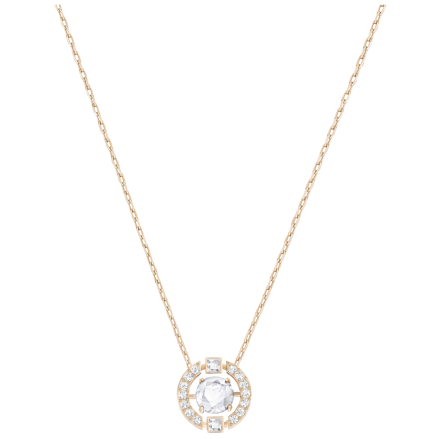 Naszyjnik SWAROVSKI • Sparkling Dance Round Necklace, White 5272364 1