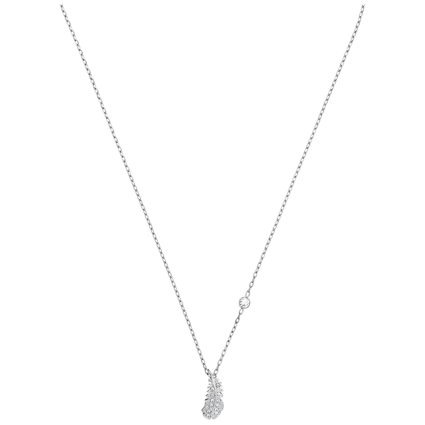 Naszyjnik SWAROVSKI • Naughty Necklace, White, Rhodium plated 5512365 1