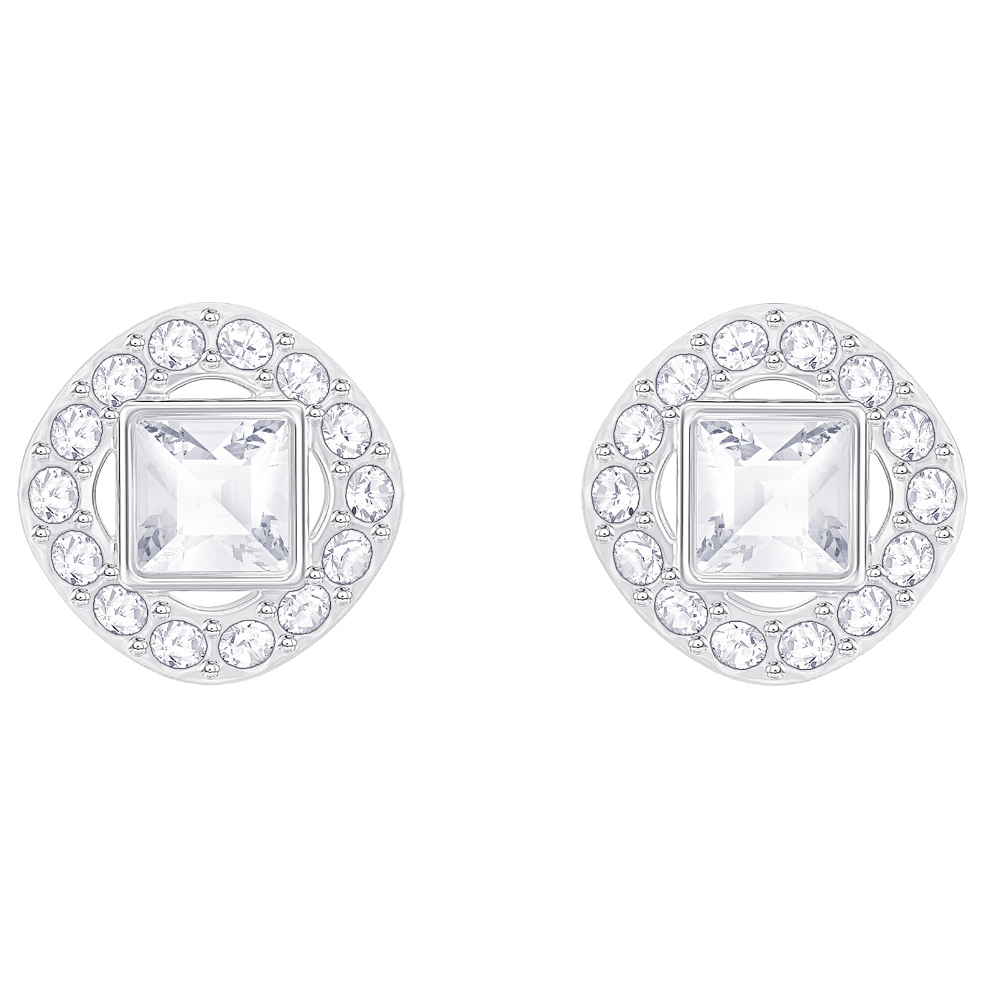 Kolczyki SWAROVSKI • Angelic Square White 5368146 1