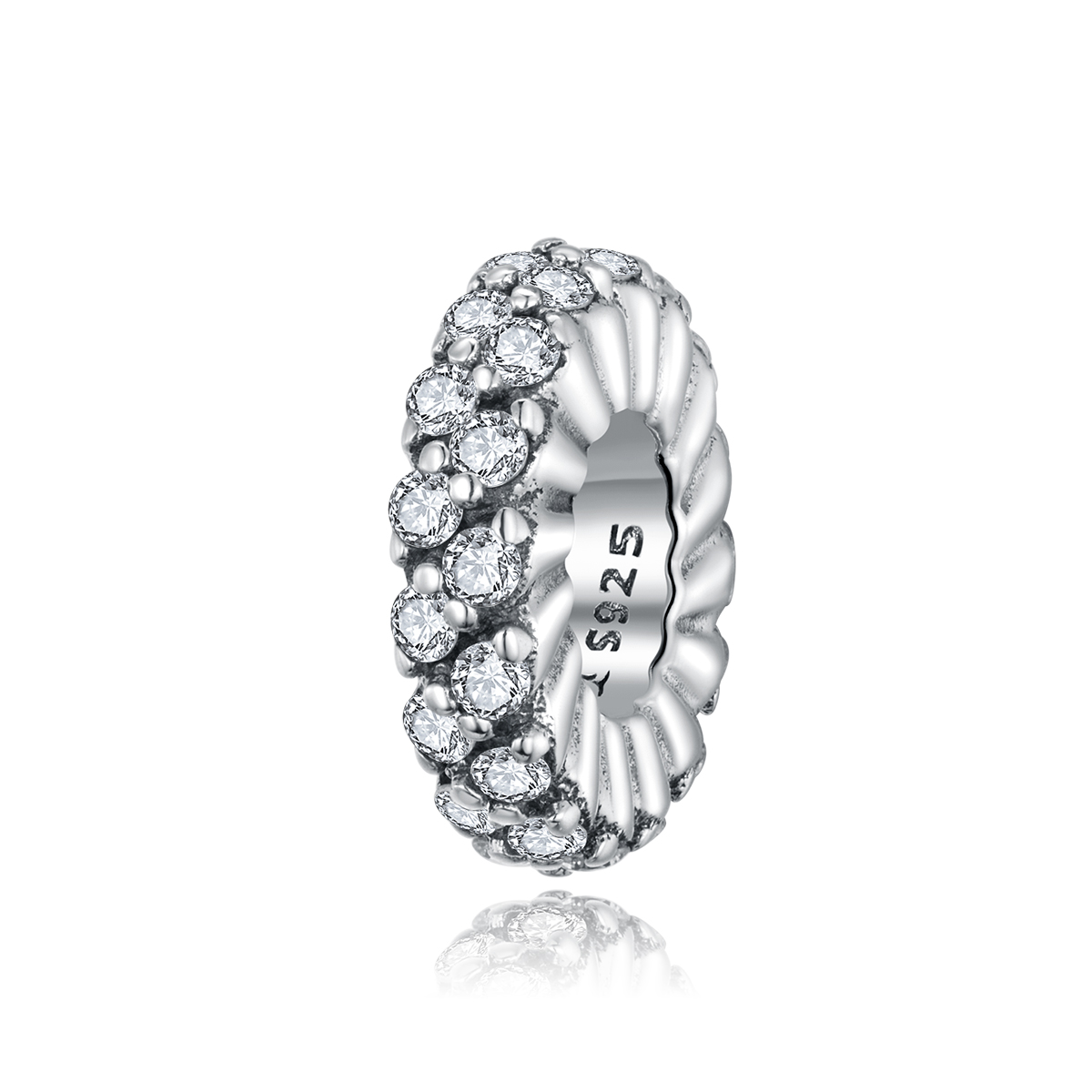 Charms Separator błyszczące cyrkonie FUG0701 1