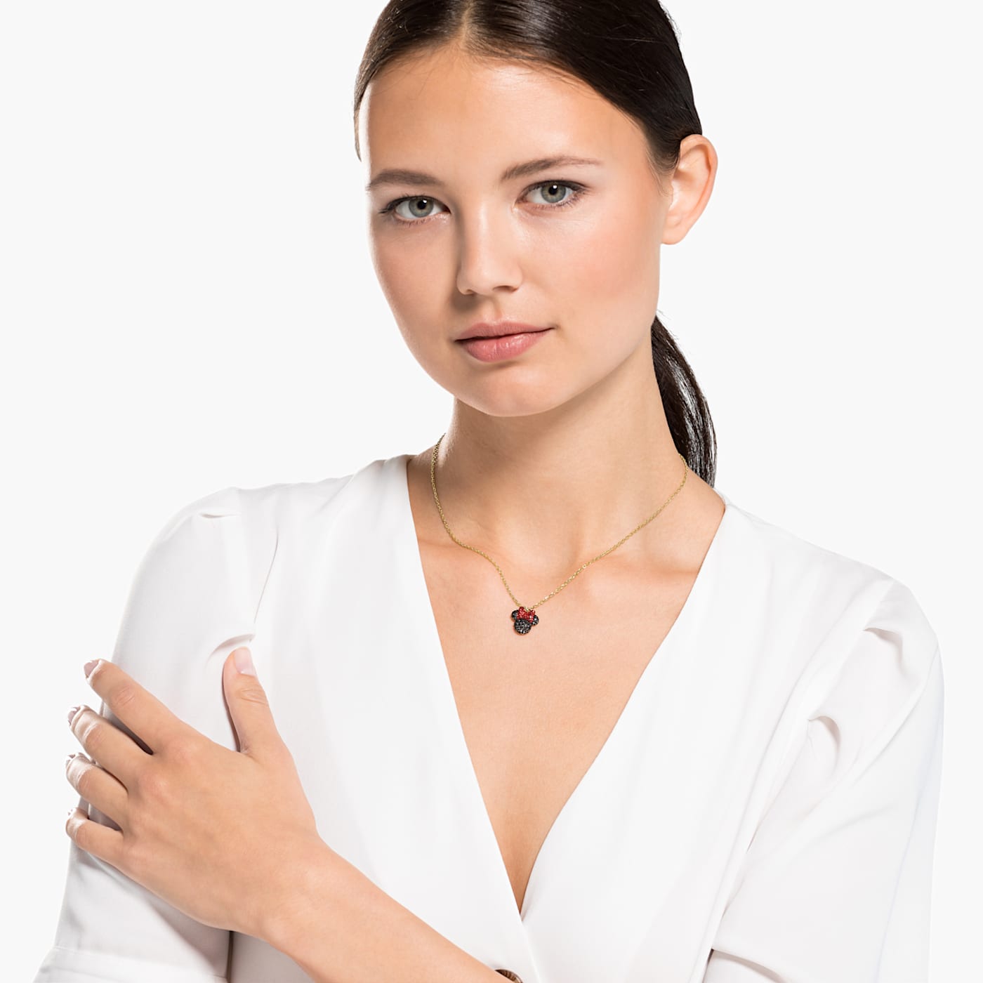 Naszyjnik SWAROVSKI • Minnie Pendant, Black 5566693 2