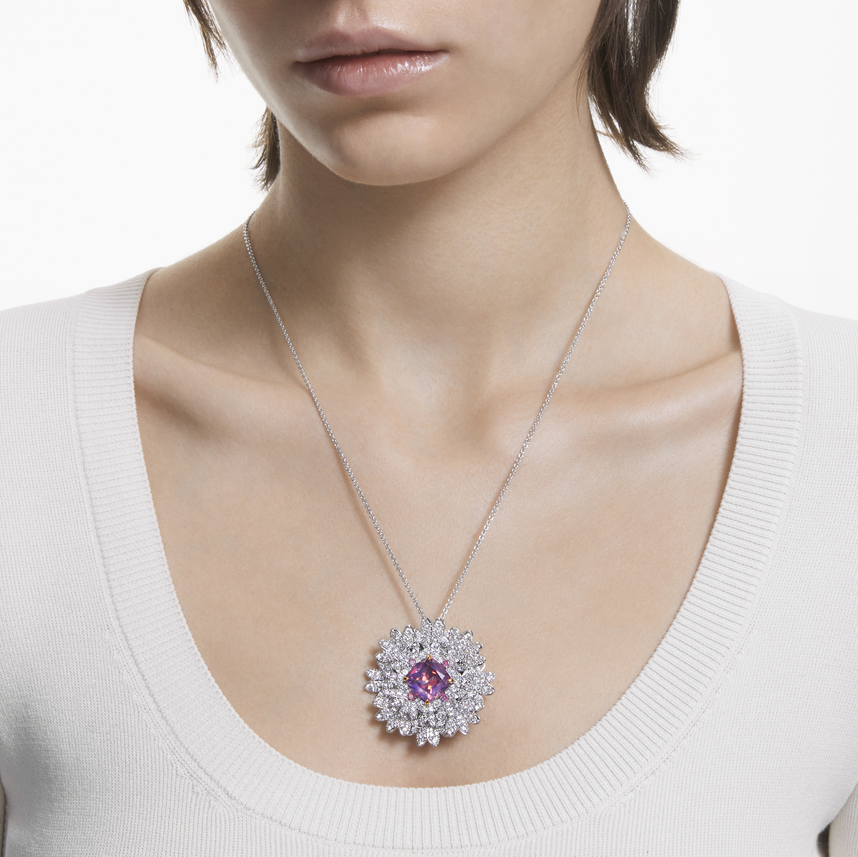 Naszyjnik SWAROVSKI • Broszowisior Eternal Flower 5642858 3