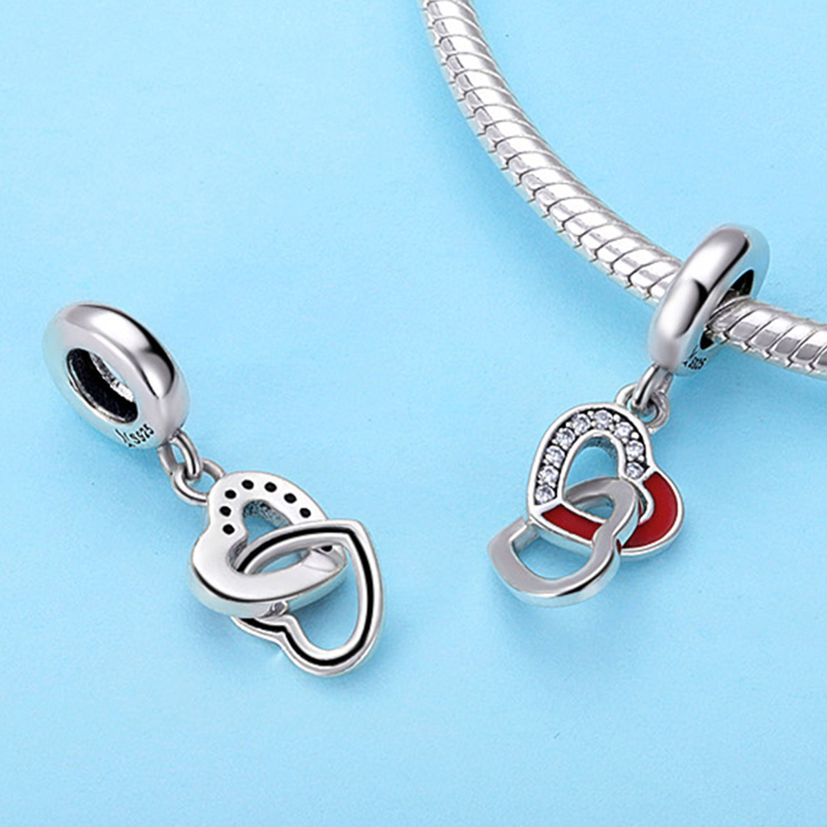 Charms Dwa serca FUG0730 4