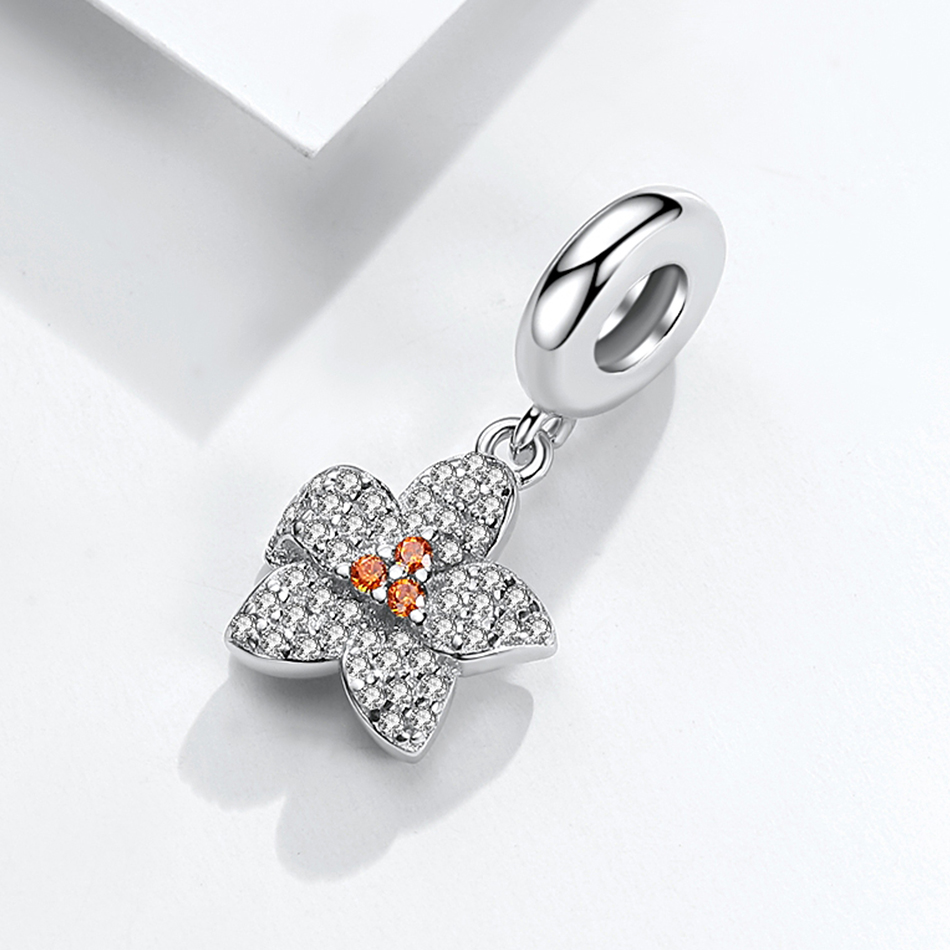 Charms Biała orchidea FUG0757 3