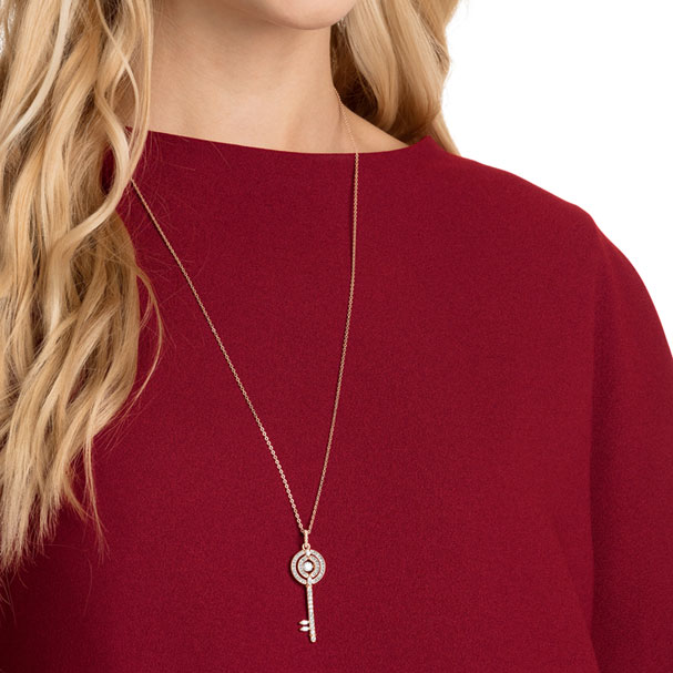 Naszyjnik SWAROVSKI • Sparkling Dance Key Pendant 5469120 1