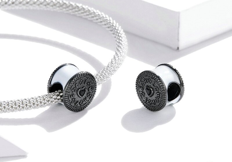 Charms Czarne serce FUG0988 2