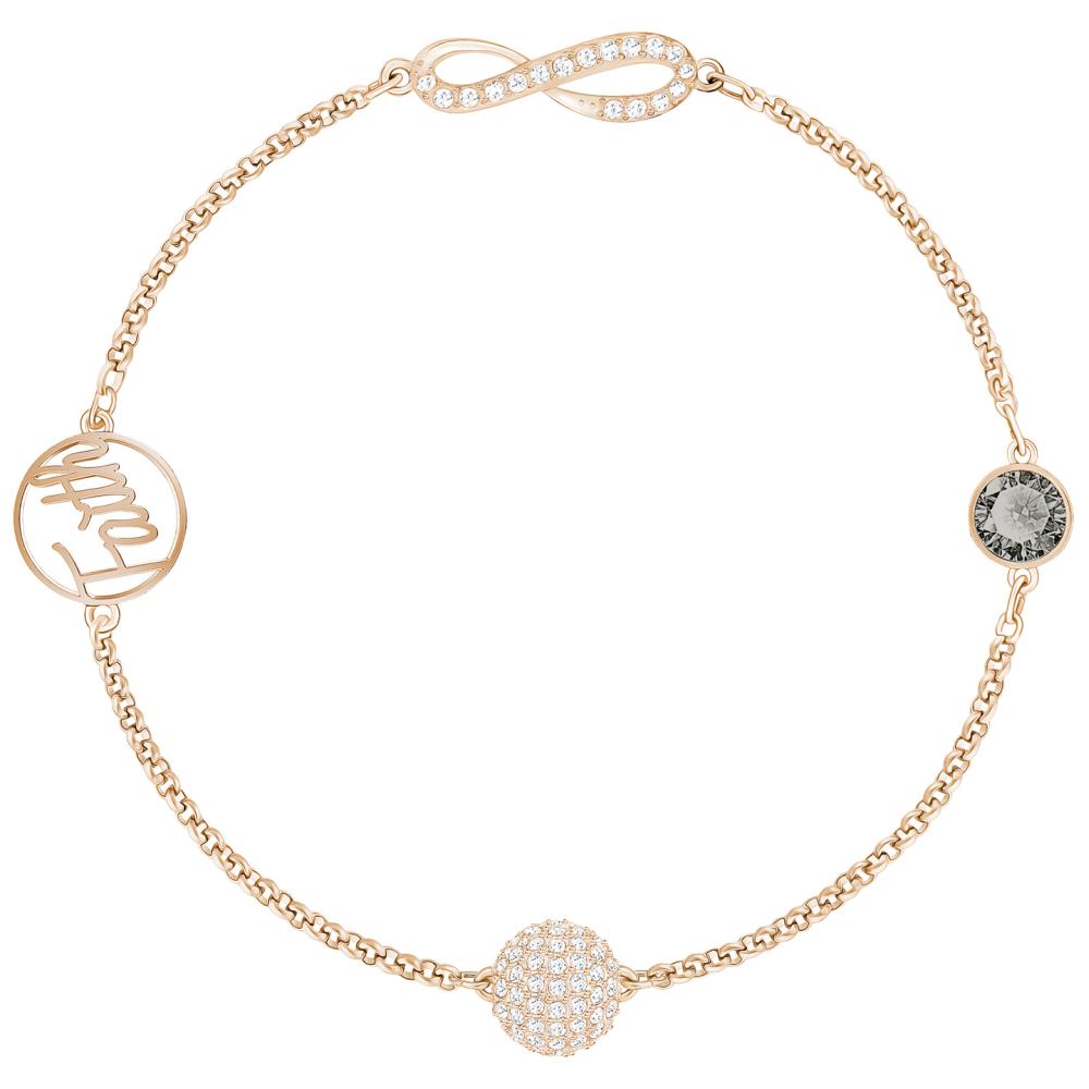 Swarovski Remix Collection ★ Infinity Symbol, Black, Rose gold plating 5365734 2