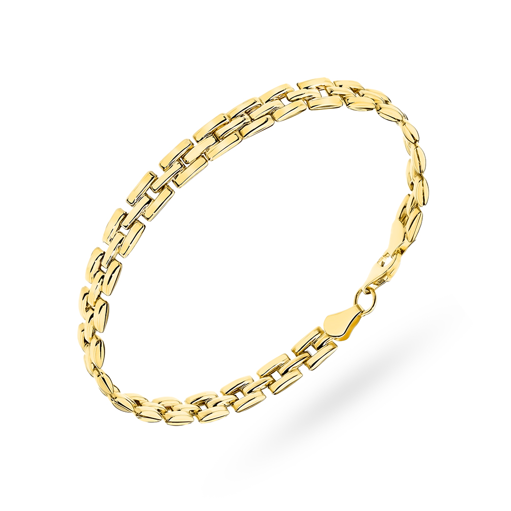 Bransoletka złota elegancka o regularnym wzorze FUG2-B01170-585 1