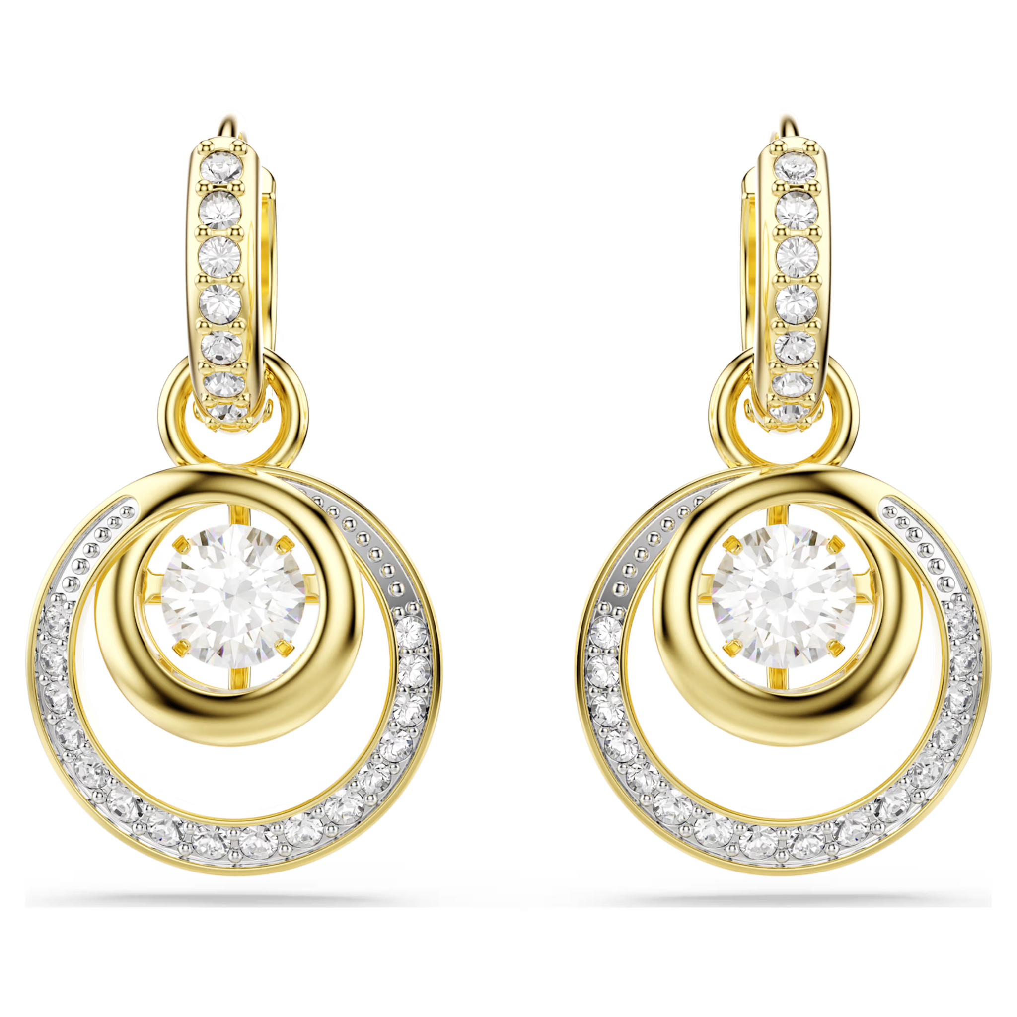 Swarovski kolczyki • Hyperbola złote 5738249 1