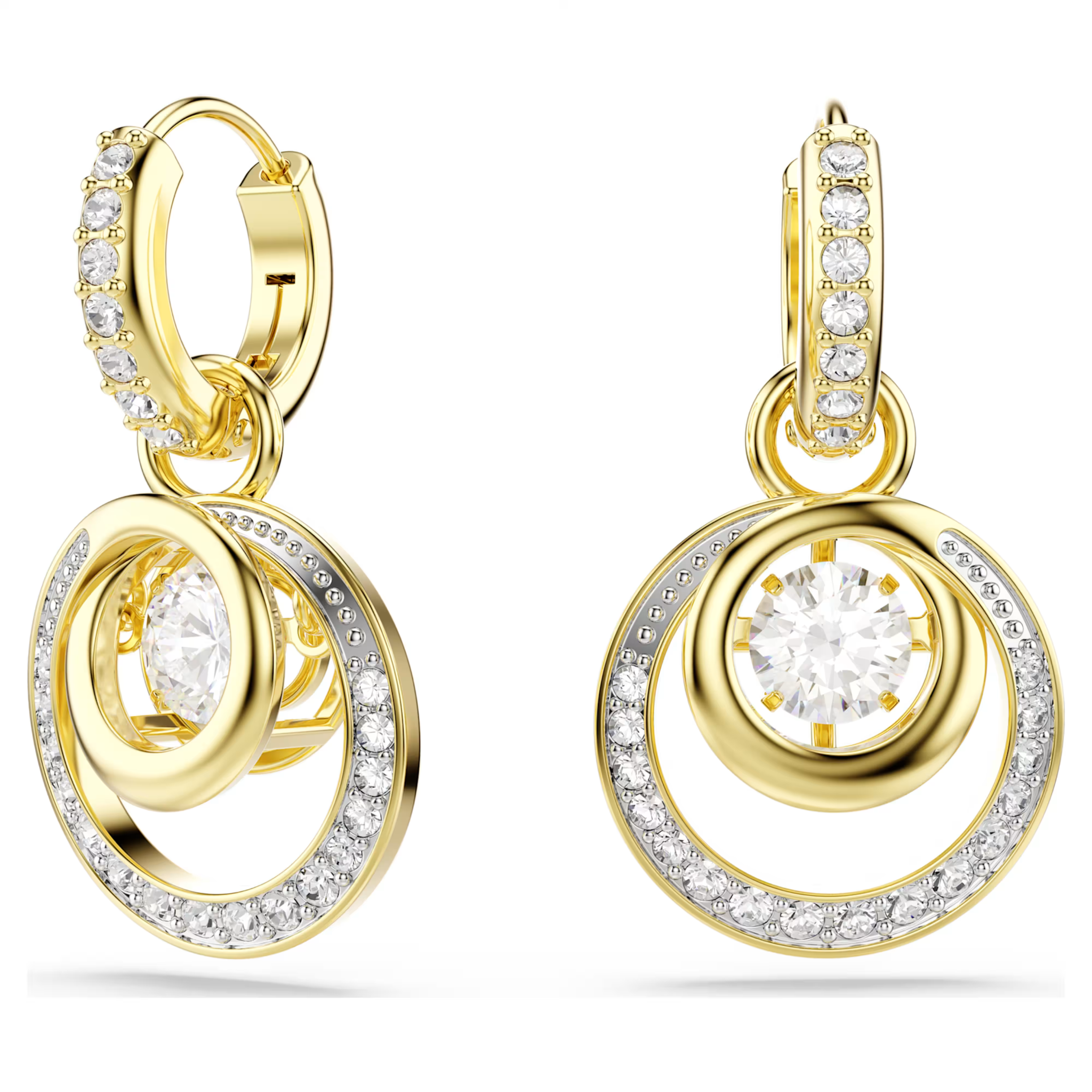 Swarovski kolczyki • Hyperbola złote 5738249 3