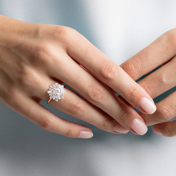 Pierścionek SWAROVSKI • Sunshine Cocktail Ring 5474921 2