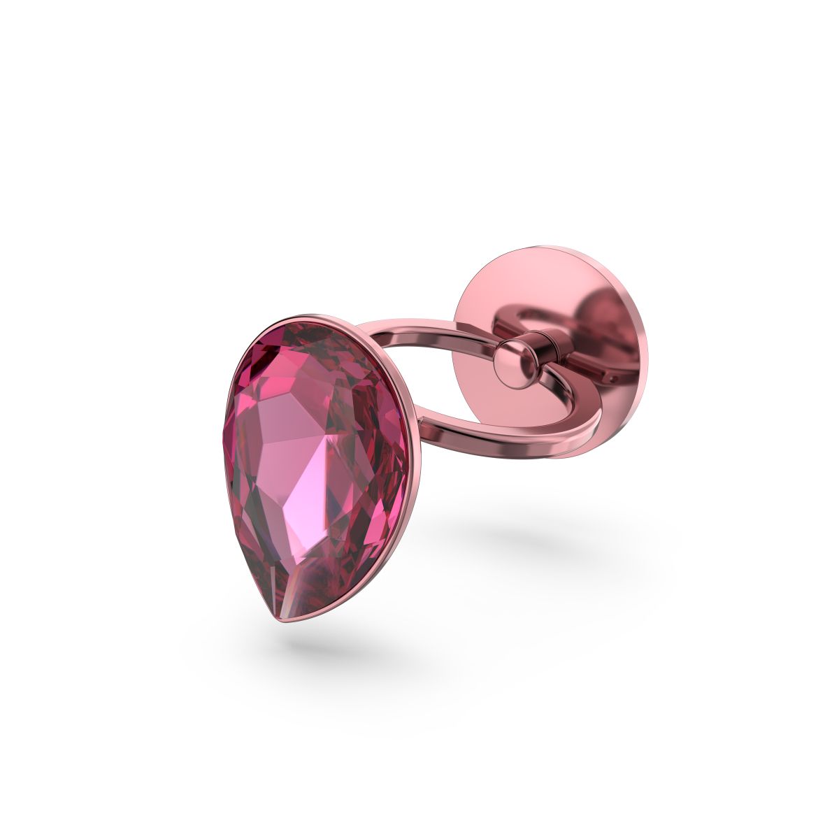Uchwyt RING na telefon Swarovski • Octagon cut różowy 5628623 4