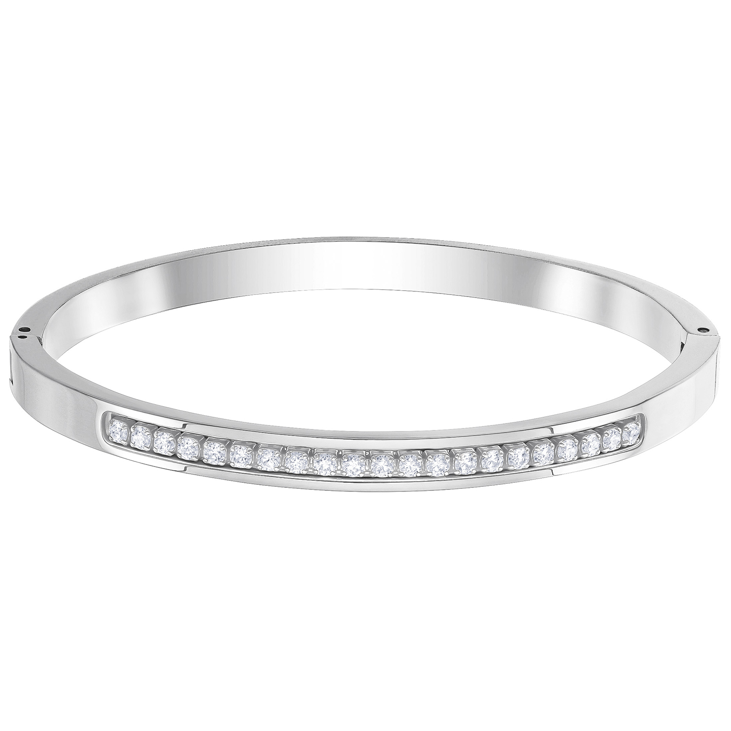 Bransoletka SWAROVSKI • Live Thin Bangle, White, Stainless steel 5387556 5412014 5412062 1