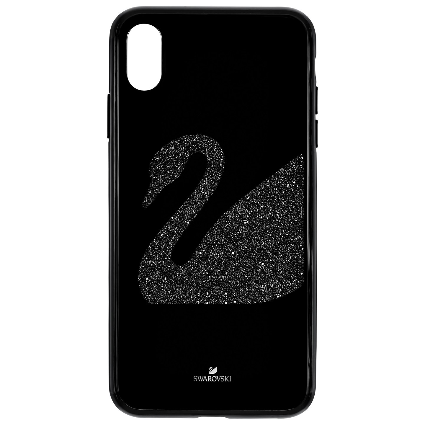 Etui SWAROVSKI • Swan Fabric Smartphone case with integrated Bumper, iPhone® XS Max, Black 5474752 1
