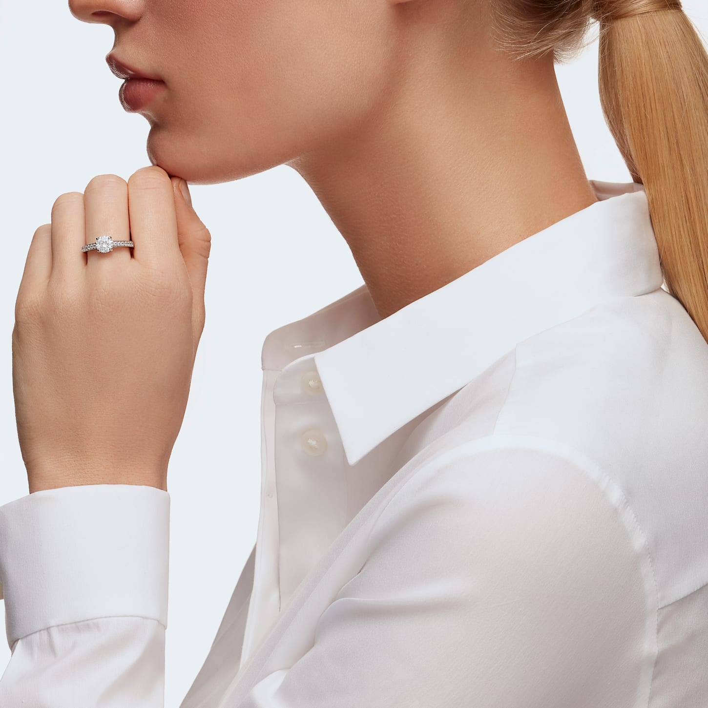 Pierścionek SWAROVSKI • Attract Round 5032919 2