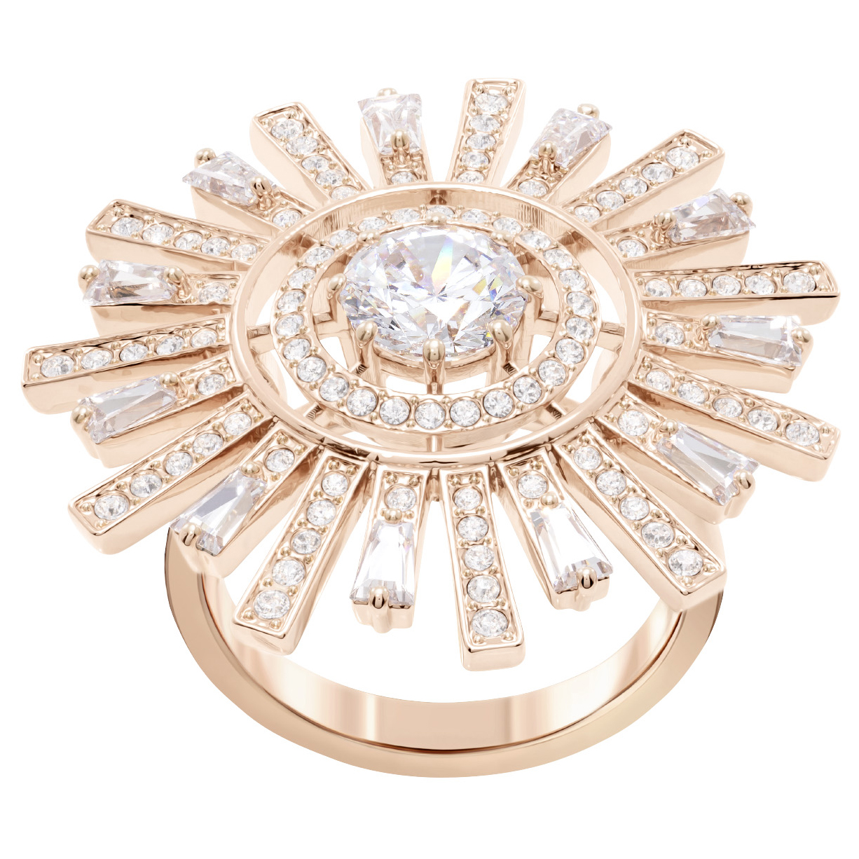 Pierścionek SWAROVSKI • Sunshine Cocktail Ring 5482499 1
