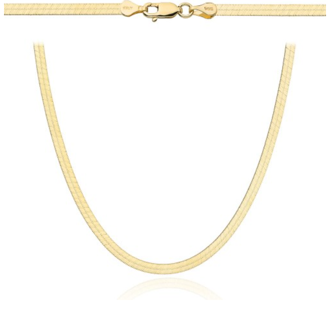 Złoty łańcuszek taśma 40 cm FUG1-28-L00127-2 1