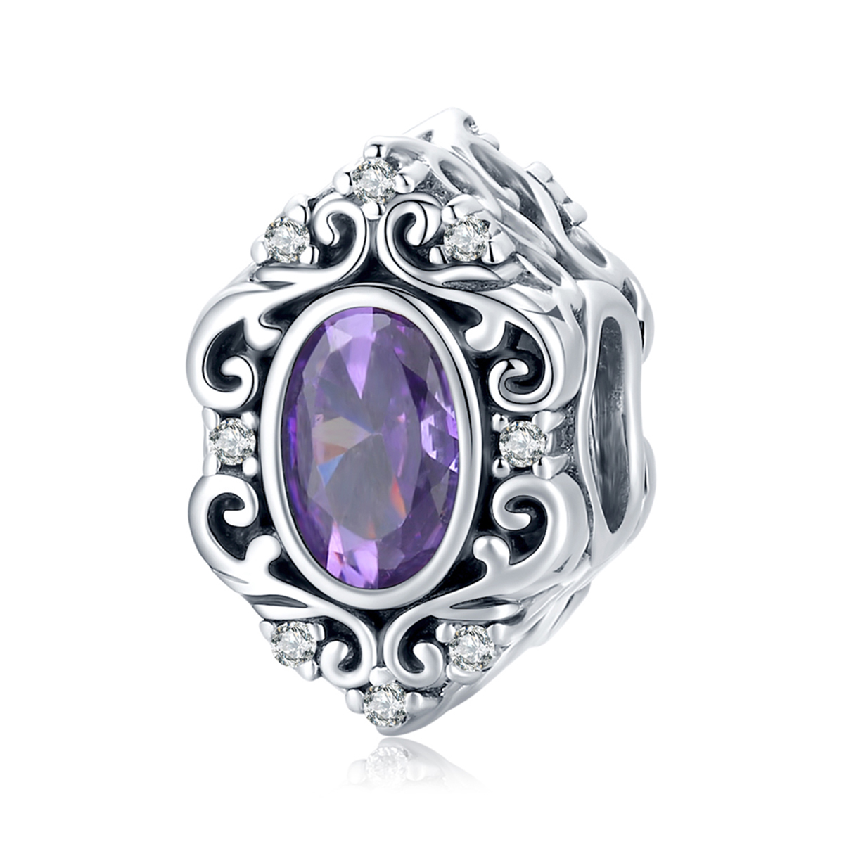 Charms Ażurowe lustro z cyrkoniami FUG0775 1