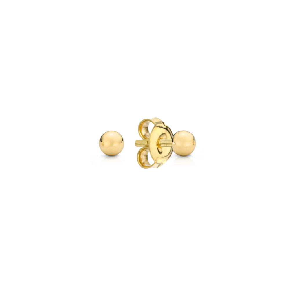 Kolczyki złote kulki 3mm FUG7-17-K00469-2 1