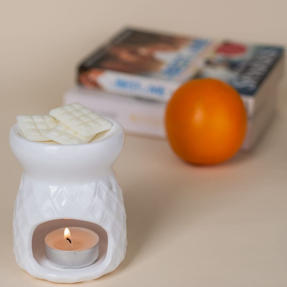 Naturalny wosk sojowy do kominka choco mini - CZEKOLADA 3