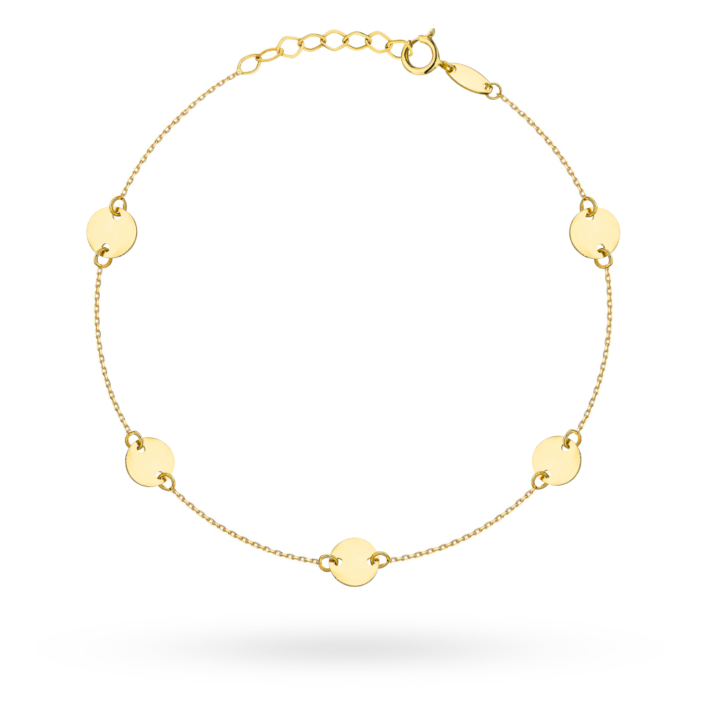 Bransoletka złota pełne kółka FUG2-40-B00994-2 1