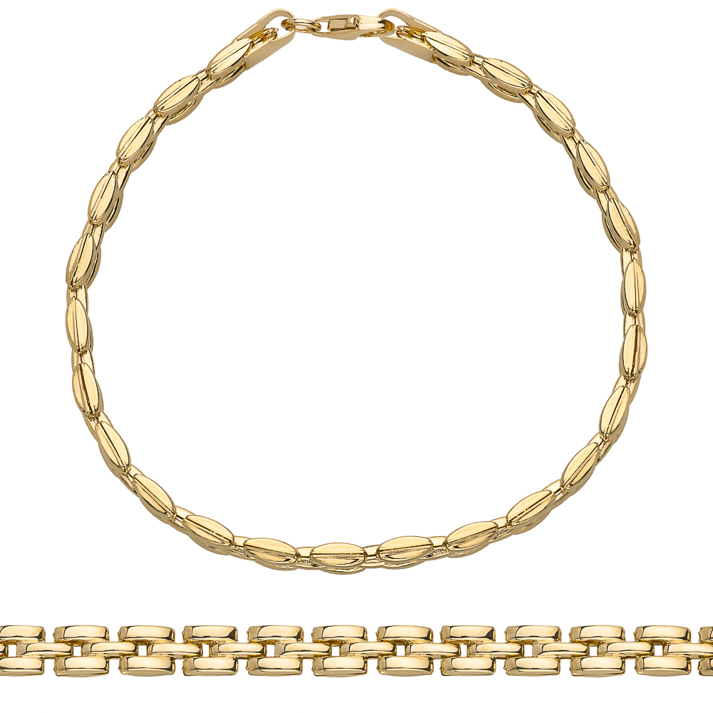 Bransoletka z żółtego złota FUG2-16-B00629-2 1