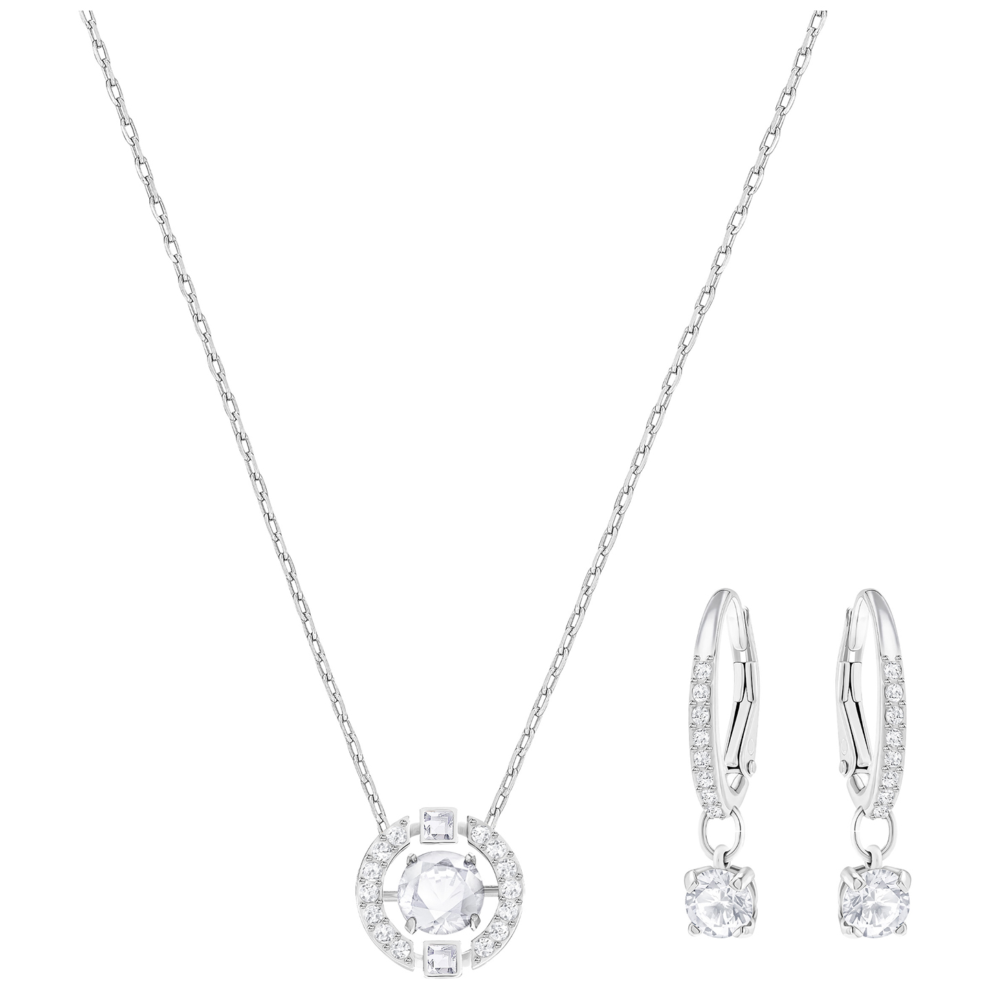 Zestaw SWAROVSKI • Sparkling Dance Round Set, Small, White 5279018 1