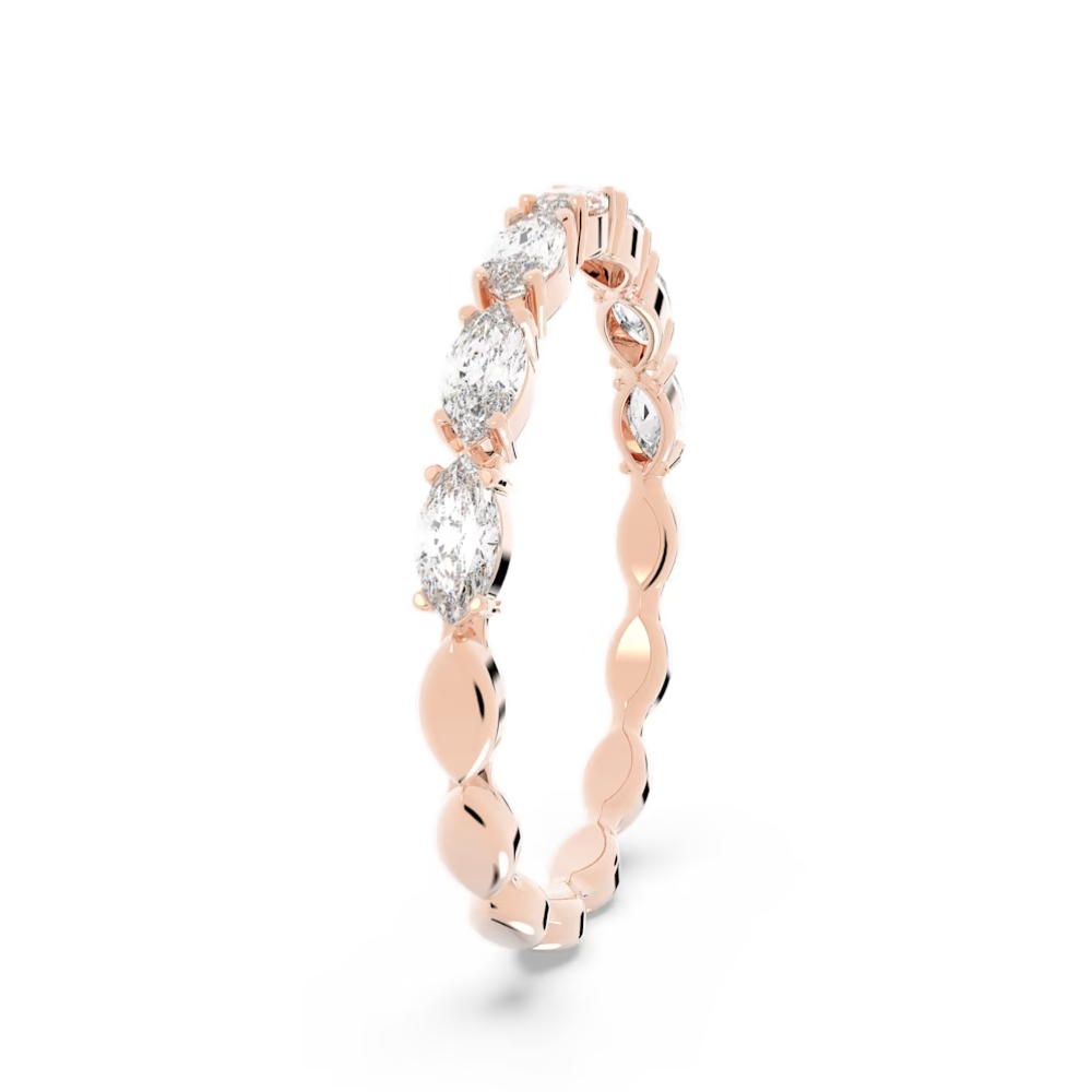 Pierścionek Swarovski • Vittore Marquise Ring, White, Rose gold plating 5366583 4