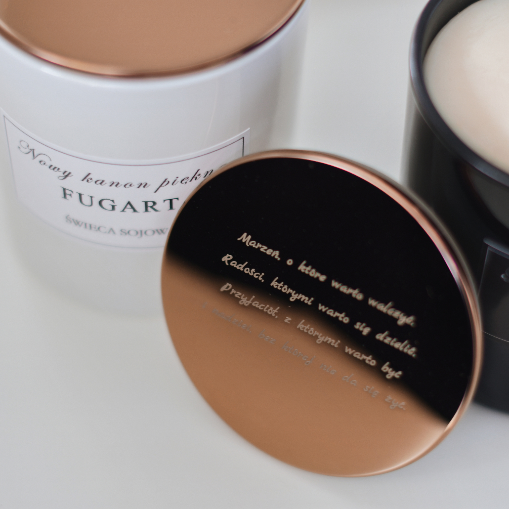 Naturalna świeca sojowa czarna - Pumpkin Spice Latte - GRAWER gratis 3