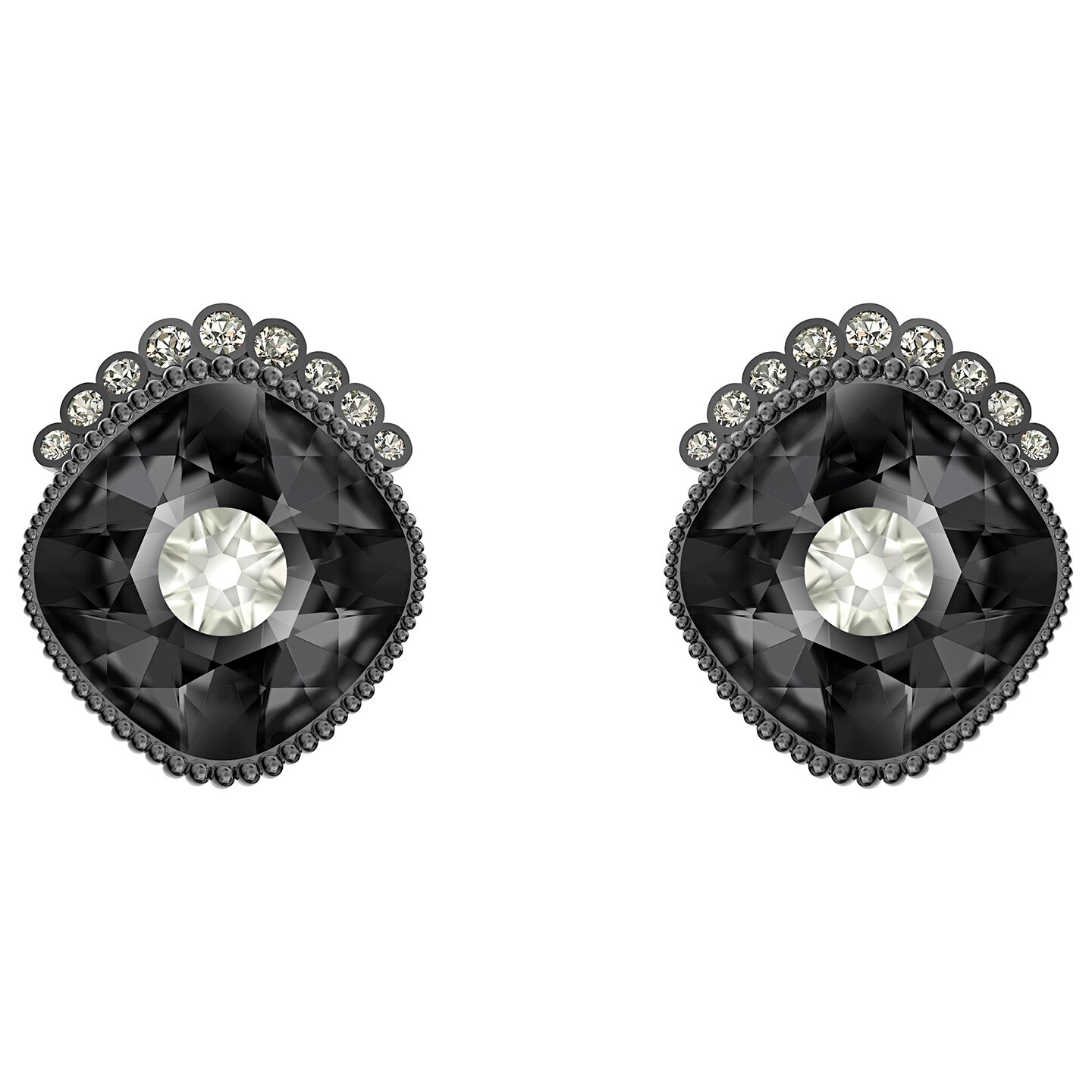 Swarovski kolczyki • Black baroque 5485656 2