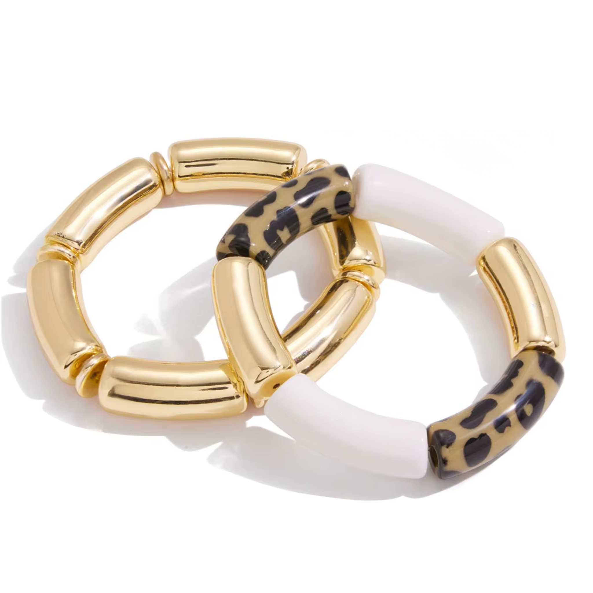 Bransoletka damska zestaw złota leopard FUGJDB0108020 2