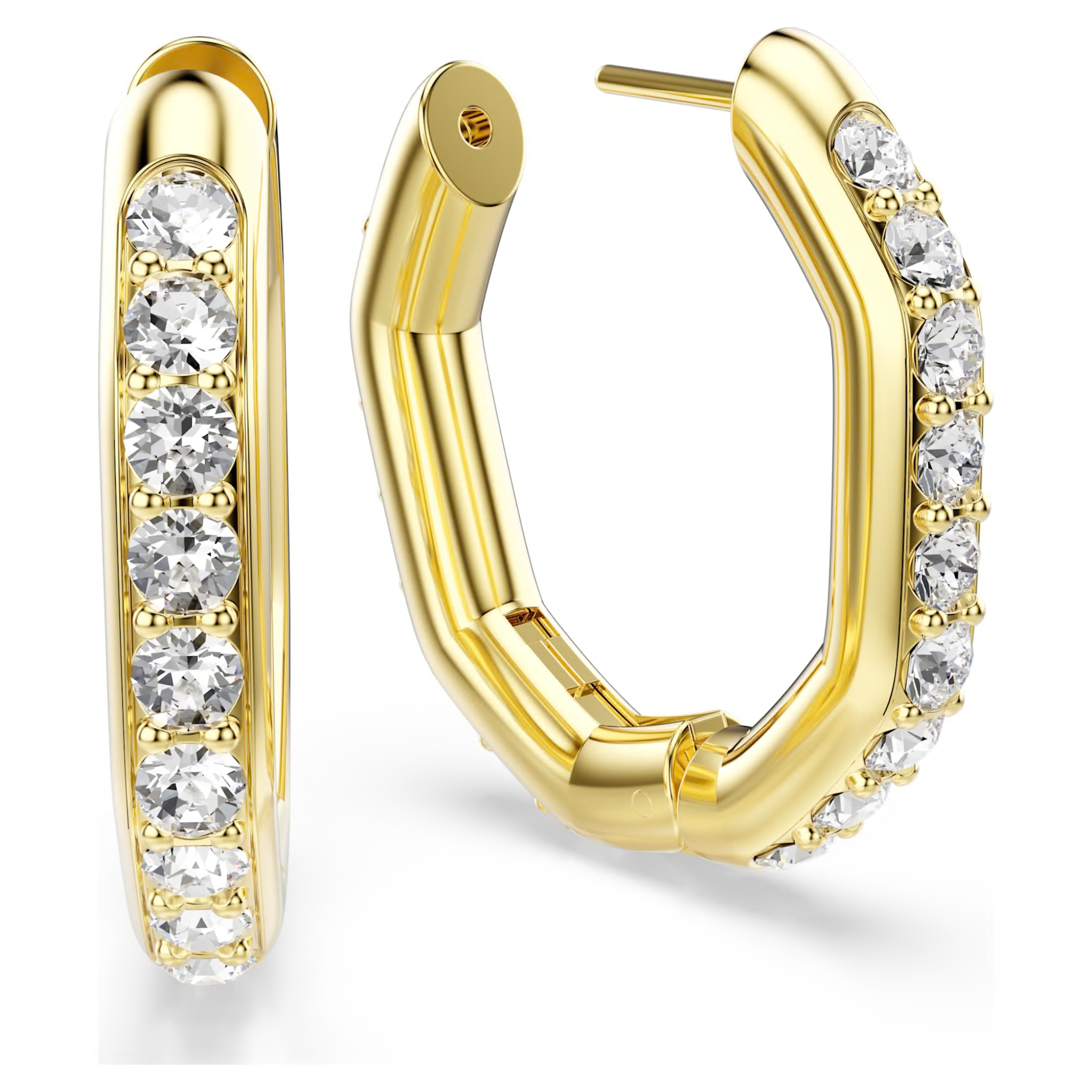 Swarovski kolczyki Dextera złote 5724584 3